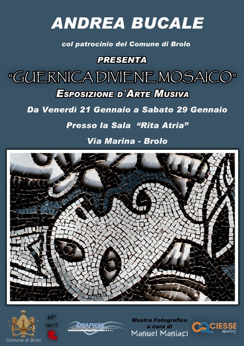 GUERNICA & ANDREA BUCALE – in esposizione alla “multimediale ” di Brolo