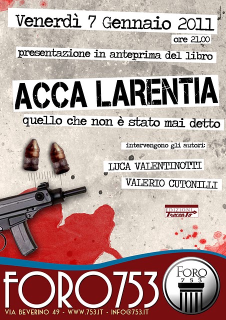 ACCA LARENTIA – quello che non è stato mai detto.