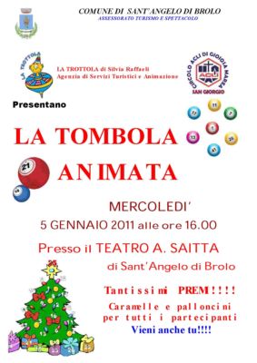 SANT’ANGELO DI BROLO – Tombolata dell’epifania e sagra del salame
