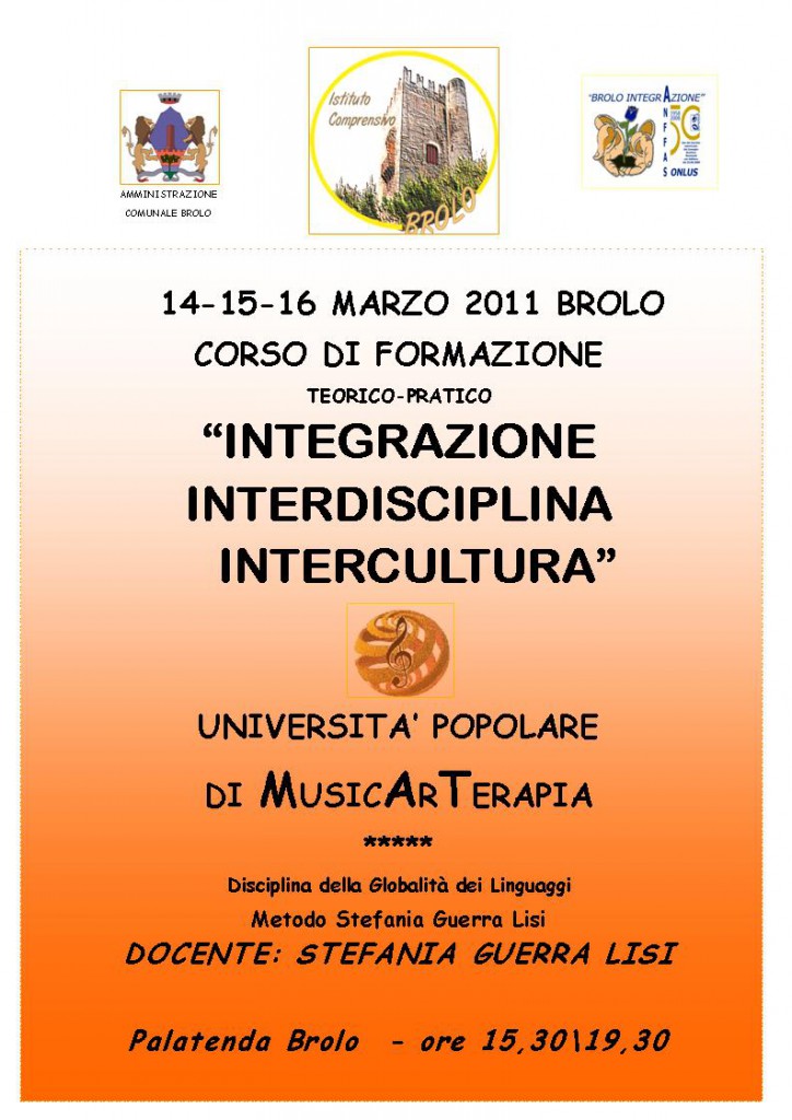 BROLO – Integrazione, Interdisciplina, Intercultura, dal 14 al 16 marzo un corso di formazione