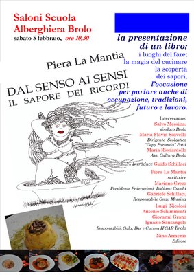 BROLO – Un libro di cucina, quello di Piera  La Mantia,  per parlare di lavoro e occupazione all’Istituto Alberghiero.