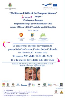 MONFORTE SAN GIORGIO rappresenta l’Italia sulle pari opportunità nella conferenza internazionale Asew