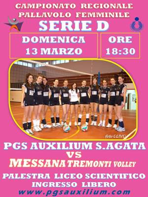 PGS AUXILUM S.AGATA – Contro il Ttremonti per la rivincita
