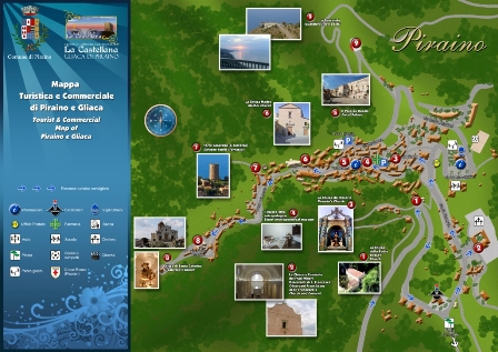 Piraino – La nuova cartina turistica-commerciale