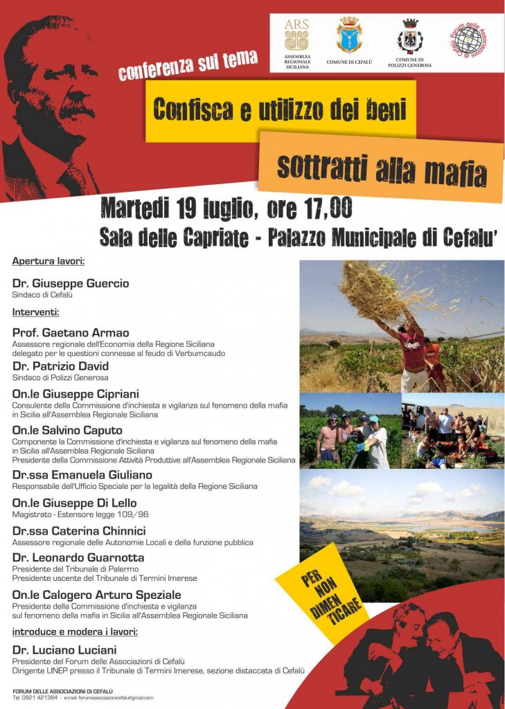 CEFALU’ – Memoria e impegno per non dimenticare la strage di Via D’Amelio