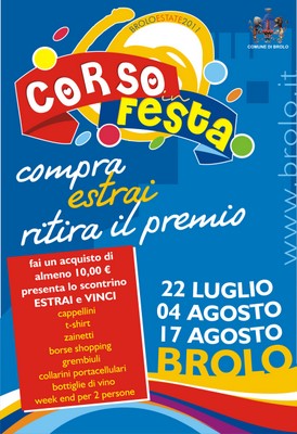 BROLO – Corso in Festa, tra vecchie lire e buon vino