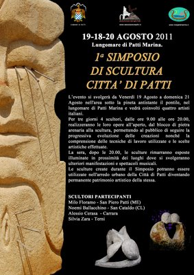 PATTI – I° SIMPOSIO INTERNAZIONALE DI SCULTURA CITTA’ DI PATTI
