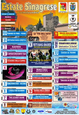 SINAGRA – Un Agosto in festa