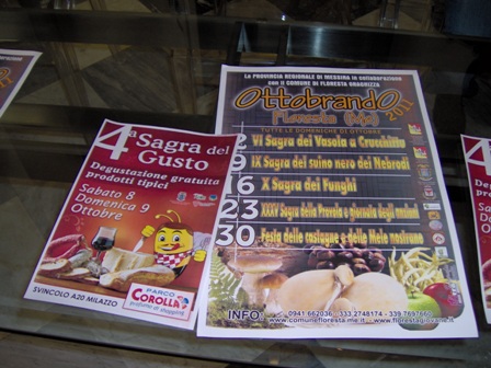 PROVINCIA DI MESSINA – Un Ottobre tutto da “gustare”