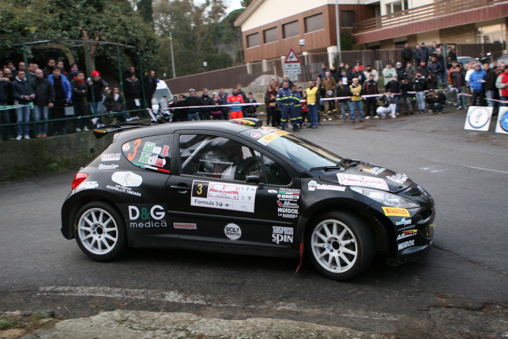RALLY – Vittoria di Giuseppe Nucita e Nico Salvo su Peugeot 207 alla settima Ronde dei Peloritani