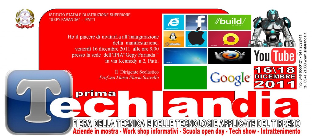 TECHLANDIA – A  Patti dal 16 al 18 dicembre