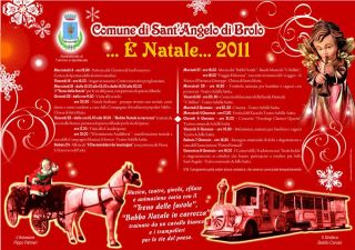 SANT’ANGELO DI BROLO – Programma Natalizio