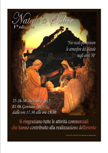 NATALE A SALICE…..atmosfere degli “anni ’50” per un presepe da vedere …. sui Peloritani