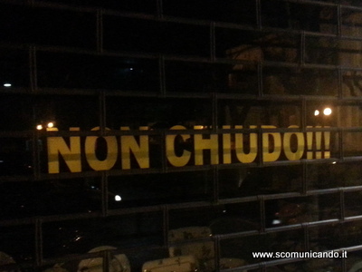 CAPO D’ORLANDO – “Non chiudo”!
