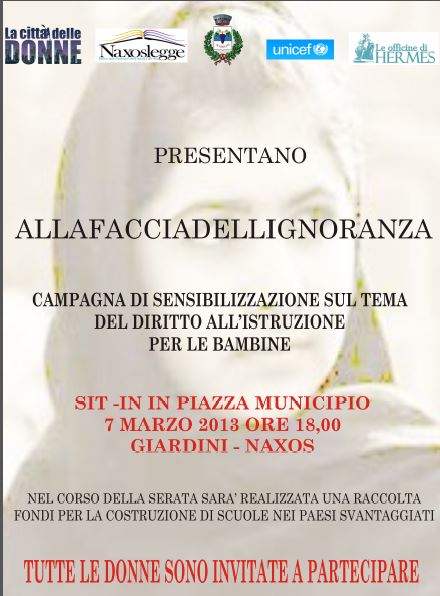 DONNE – ALLAFACCIADELLIGNORANZA, tappa anche a Brolo