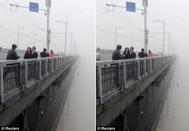 MORTE IN DIRETTA – Fotografa la nebbia sul ponte e immortala due fidanzati che si suicidano