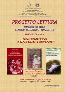 LETTURE – Simonetta Agnello Hornby al Liceo di Patti.