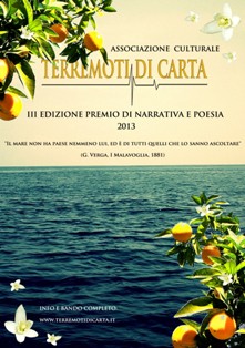 PREMI LETTERARI – “Terremoti di carta”.