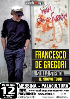 MUSICA A MESSINA – Francesco De Gregori “Sulla Strada” il 12 maggio