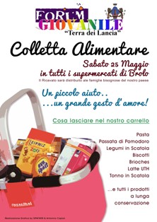 Forum & Solidarietà – Domani a Brolo la colletta alimentare