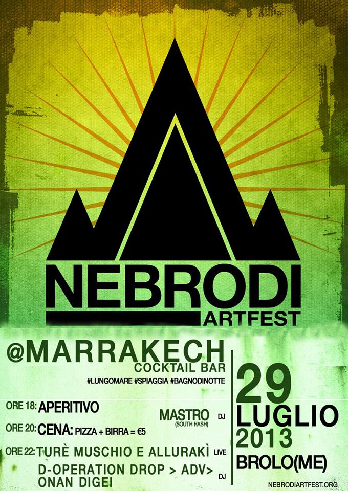 Nebrodi Artfest  – L’anteprima al Marrackesh Cocktail Bar di Brolo