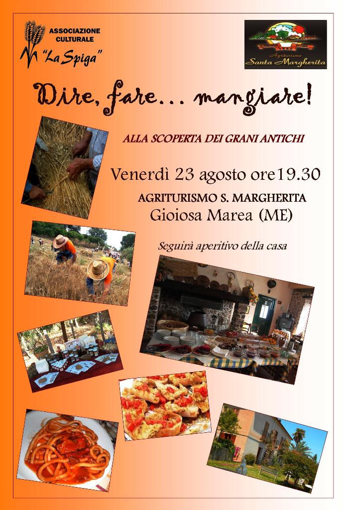 GIOIOSA MAREA – Dire, fare …. mangiare