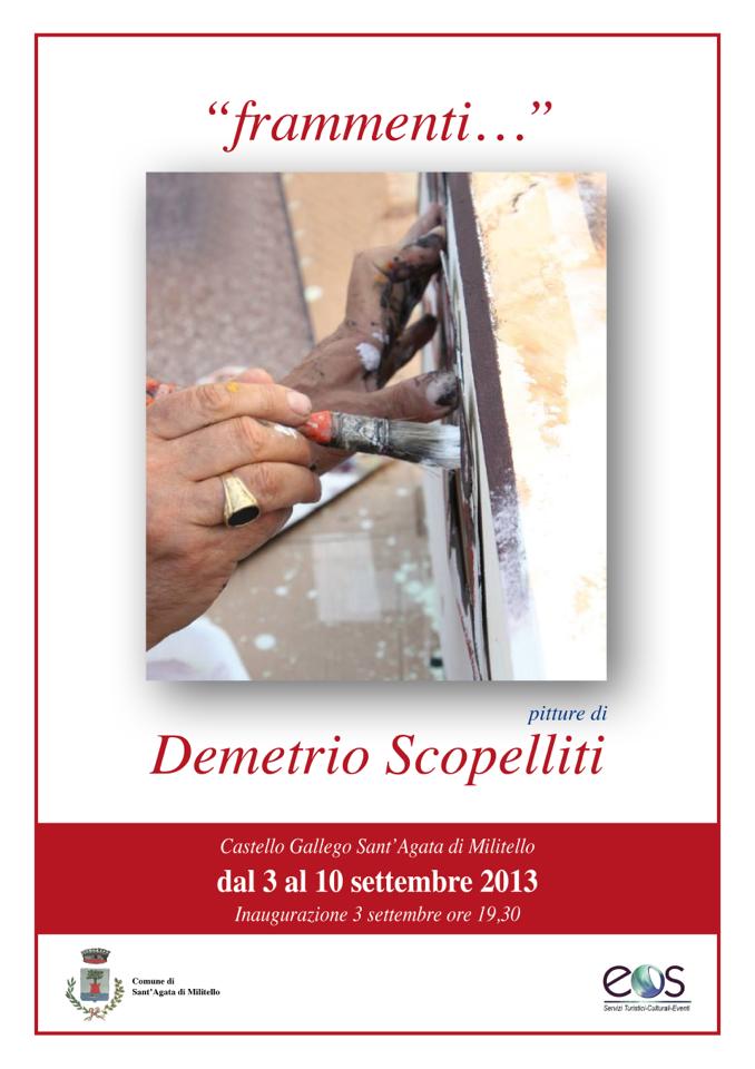 SANT’AGATA MILITELLO – Mostra di pittura al Castello Gallego a cura dell’associazione Eos