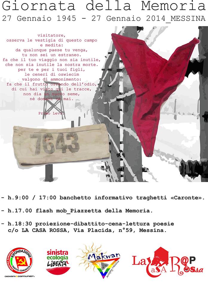 MESSINA – 27 Gennaio giornata della memoria