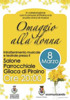 8 marzo a Piraino – Sarà Festa!