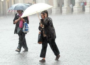 MALTEMPO – Piogge copiose nella zona est del messinese