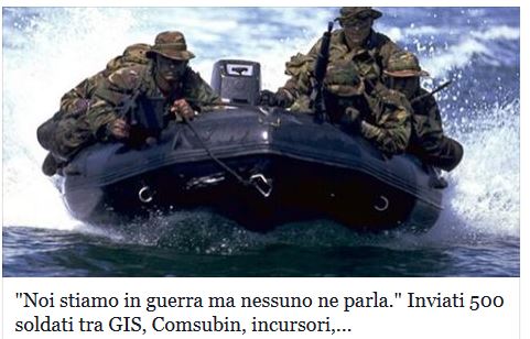 SCENARI – “Noi stiamo in guerra ma nessuno ne parla”