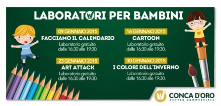 PALERMO – Laboratori gratuiti per i più piccoli  al centro commerciale Conca D’Oro