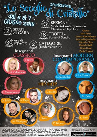“Lo Scoglio di Cristallo” – Si lavora per la seconda edizione del Festival Internazionale dedicato alla danza