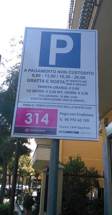 EasyPark – A Brolo, riparte il servizio, e la sosta si paga anche con l’App