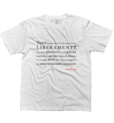 Una T-Shirt – Sostieni la libertà di stampa