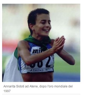 AnnaRita Sidoti – L’Atletica Mondiale perde un suo “oro”