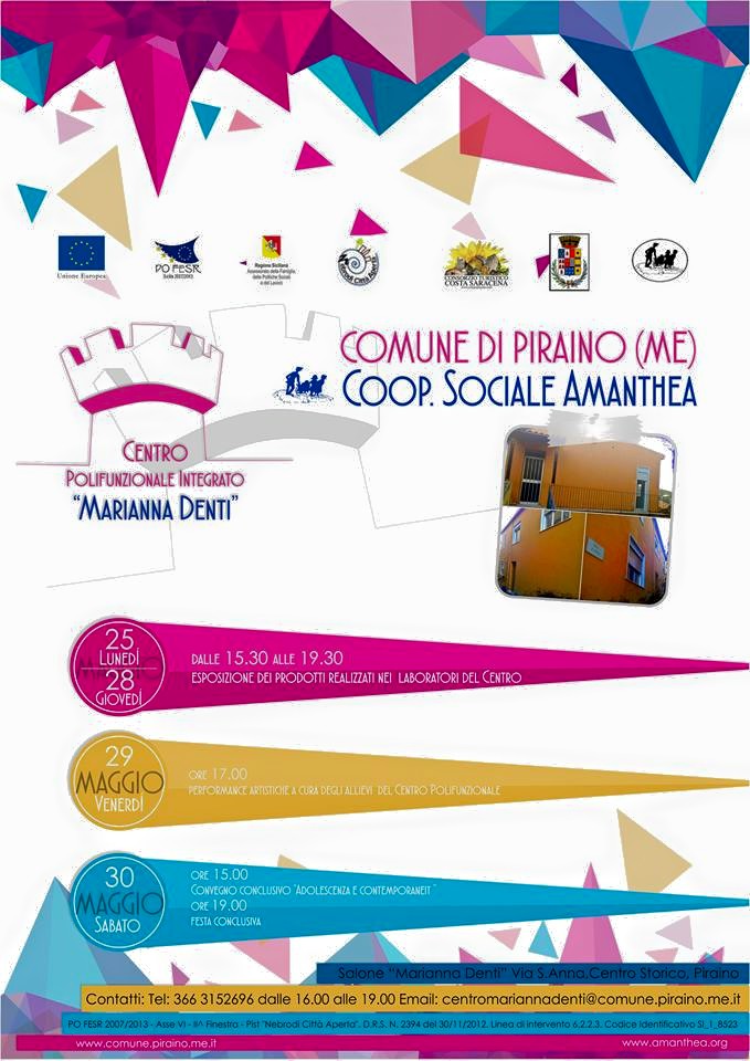OGGI A PIRAINO – Presso la sala “Marianna Denti” si parlerà di Adolescenza e Contemporaneità