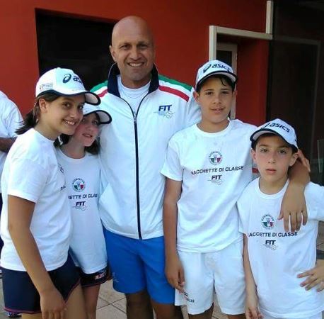 “Racchette di Classe” – Matteo, Davide, Costanza  ed Aurora … splendidi “terzi” a Roma