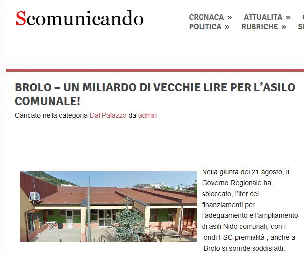 Brolo – Però ragazzi .. non vi allargate! Ci siamo stati anche noi