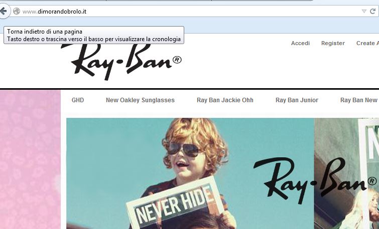 RayBan & Brolo – Il colosso mondiale “ruba”  il dominio di “dimorandobrolo.it”