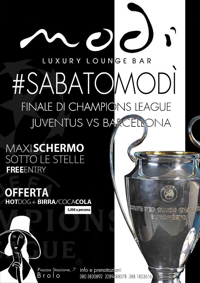 Finale di Coppa – la Juve la guardo al Modì