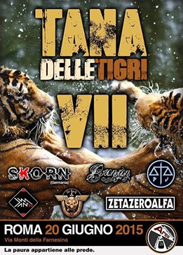 EVENTI A ROMA – Torna Tana delle Tigri International Fight Contest e puro Rock “non conforme”