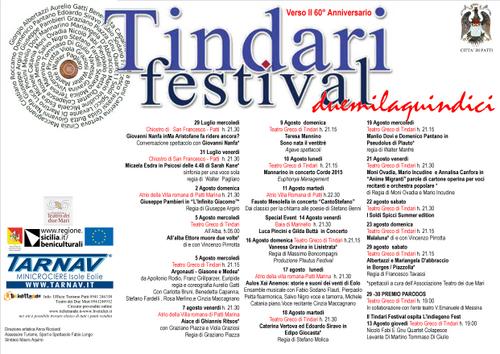 Tindari Festival 2015 – Il programma definitivo