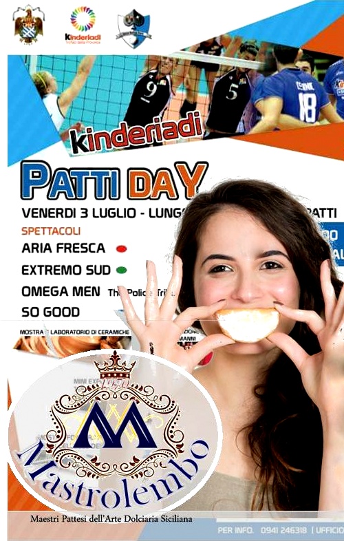 Sport e “Dolci” – A Patti questa sera la “prima” del “Pasticciotto di Mastrolembo” nella Festa delle Kinderiadi