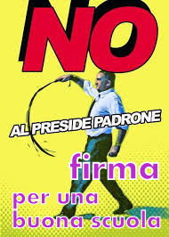 Firmare – Contro la buona scuola di Renzi
