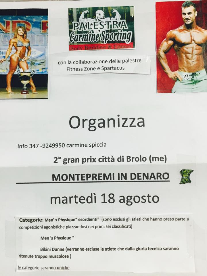 Eventi – 2° Gran Prix Città di Brolo