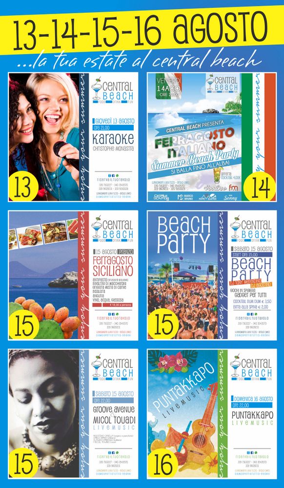 Da non perdere – Ferragosto e dintorni al Central Beach di Brolo