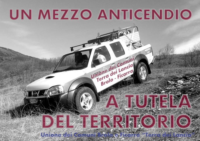 Prevenzione Anticendio – Arriva un fuoristrada attrezzato all’Unione “Terra dei Lancia”