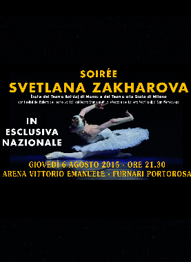 Svetlana Zakharova- Una “stella” sul palcoscenico dell’Arena Vittorio Emanuele di Portorosa-Furnari.