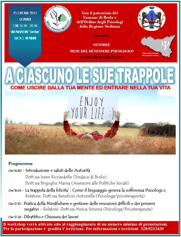 BROLO – DOMANI … “A CIASCUNO LE SUE TRAPPOLE”